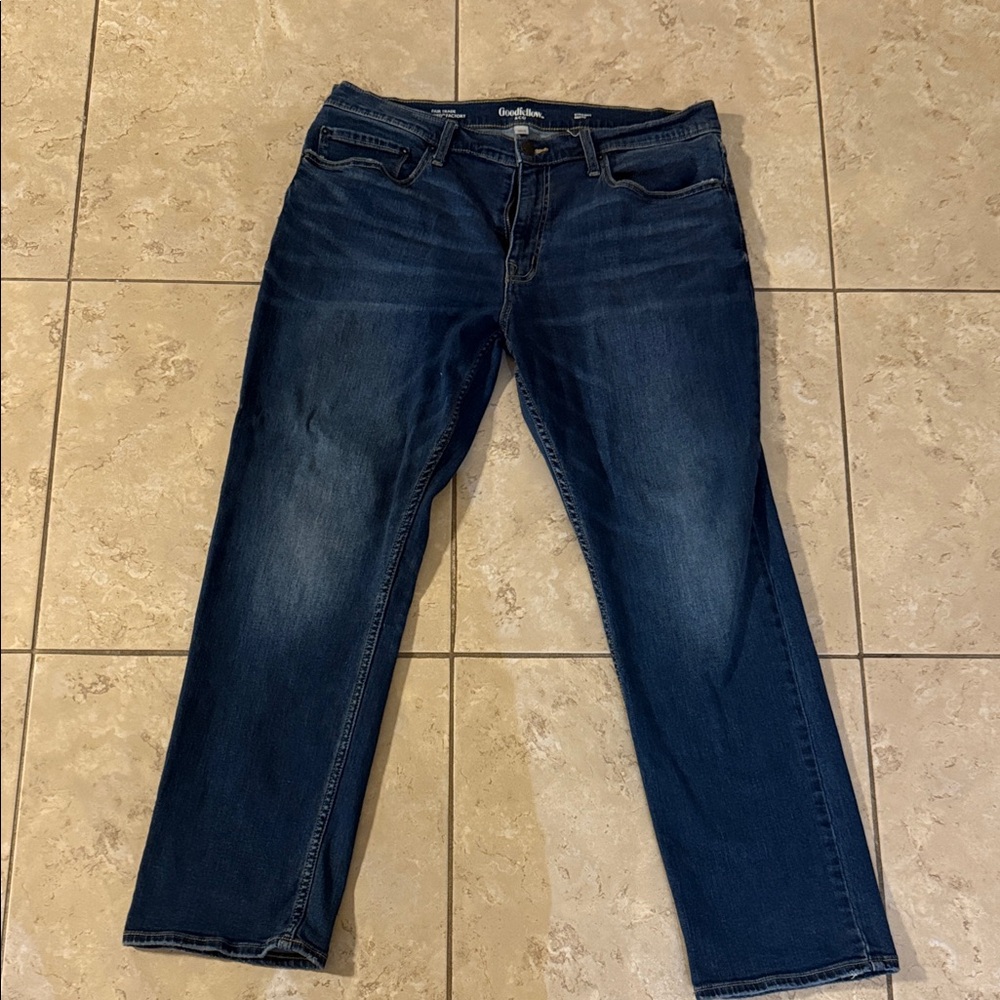 Goodfellow & Co. Dark Blue Straight Leg Jeans